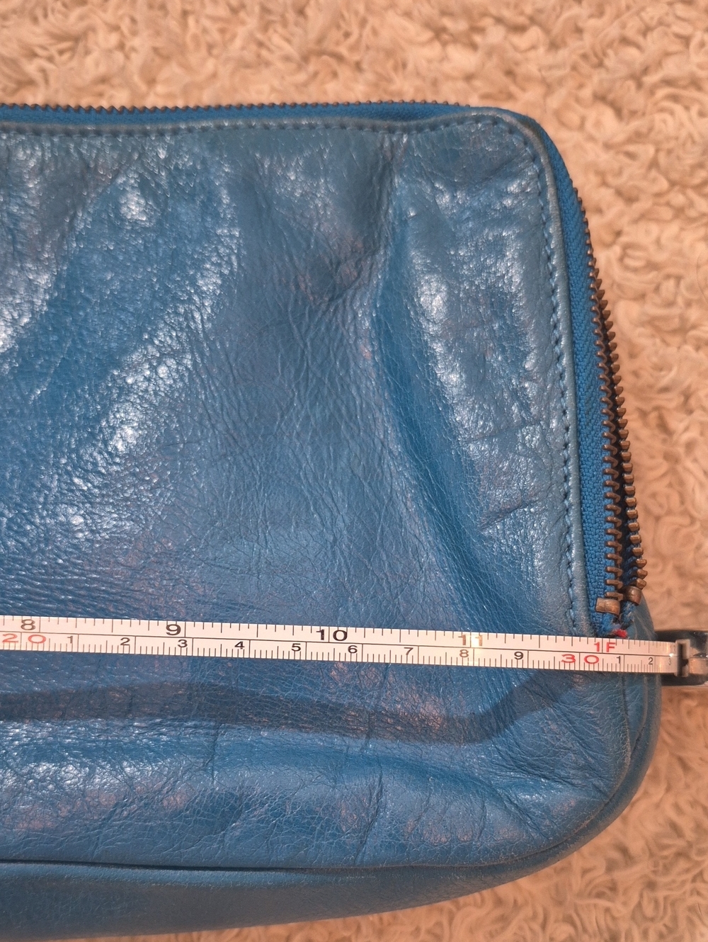 LATICO blue Leather Clutch - Picture 6 of 8